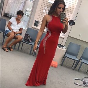 Formal evening dress.